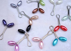 DAN00160 copy HIJAB CLIPS - PEARL SHAPE (12 PC's SET)