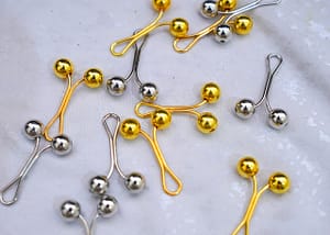 DAN00161 copy HIJAB CLIPPER PINS COPPER & SILVER (12 PC's SET)